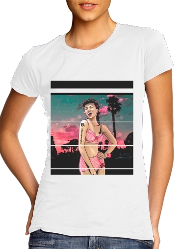  California Girl retro voor Vrouwen T-shirt