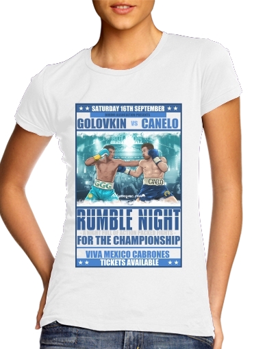  Canelo vs Golovkin 16 September voor Vrouwen T-shirt