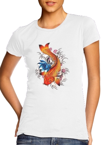  Carpe japonaise voor Vrouwen T-shirt