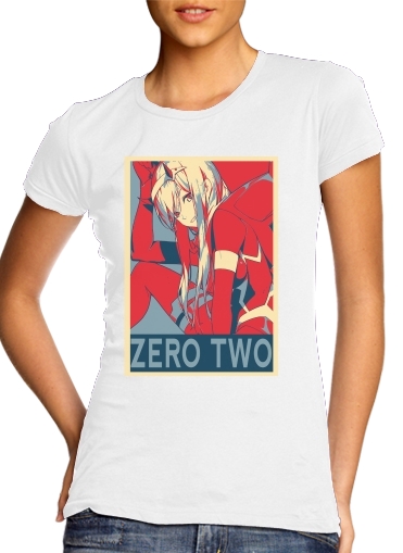  Darling Zero Two Propaganda voor Vrouwen T-shirt