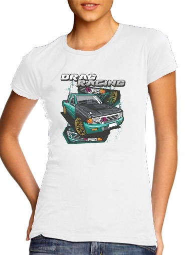  Drag Racing Car voor Vrouwen T-shirt