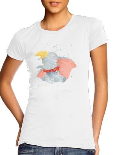  Dumbo Watercolor voor Vrouwen T-shirt