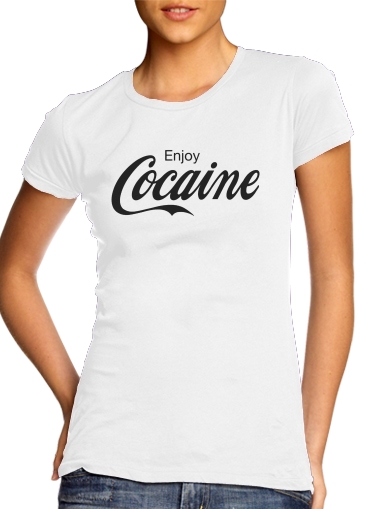  Enjoy Cocaine voor Vrouwen T-shirt