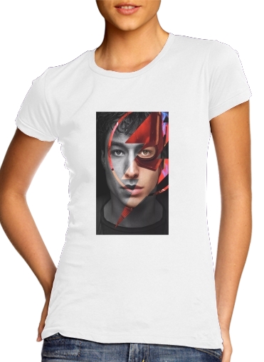  ezra miller aka flash voor Vrouwen T-shirt