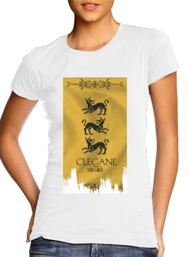  Flag House Clegane voor Vrouwen T-shirt