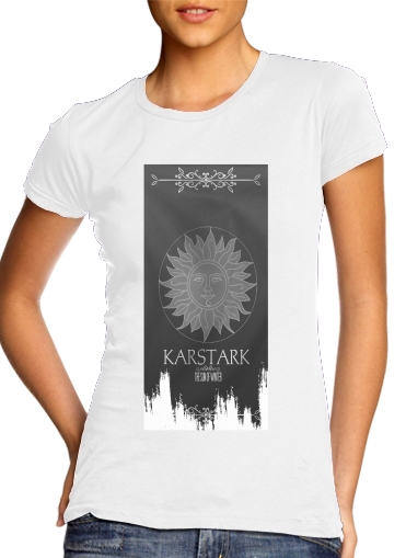  Flag House Karstark voor Vrouwen T-shirt