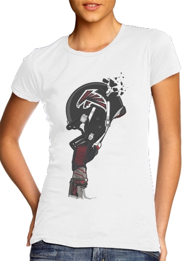  Football Helmets Atlanta voor Vrouwen T-shirt