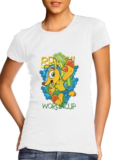  Fuleco Brasil 2014 World Cup 01 voor Vrouwen T-shirt