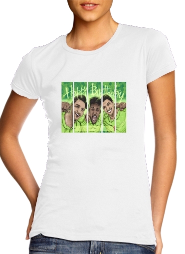  Happy Birthday MSN  voor Vrouwen T-shirt