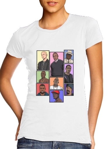  Hip Hop Legends voor Vrouwen T-shirt