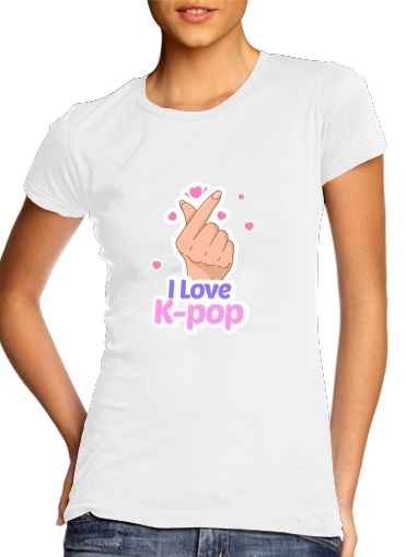  I love kpop voor Vrouwen T-shirt