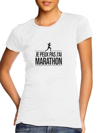  Je peux pas jai marathon voor Vrouwen T-shirt