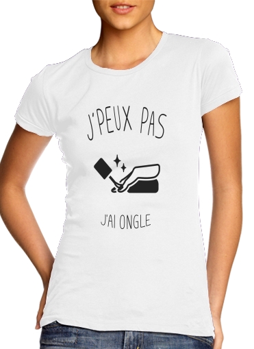  Je peux pas jai Ongle et vernis nail voor Vrouwen T-shirt