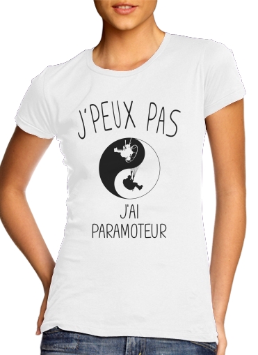  Je peux pas jai paramoteur voor Vrouwen T-shirt