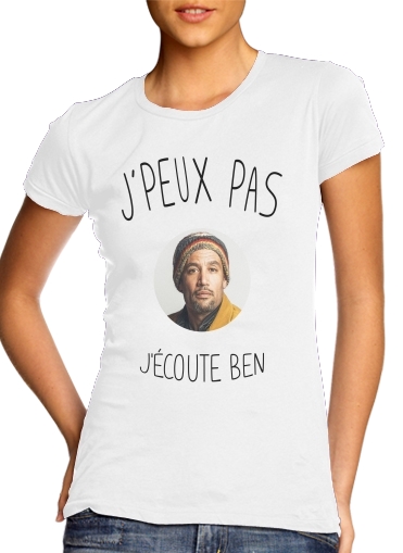  Je peux pas jecoute ben harper voor Vrouwen T-shirt