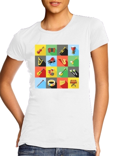  Music Instruments Co voor Vrouwen T-shirt