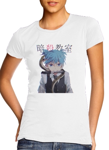  Nagisa shiota fan art snake voor Vrouwen T-shirt