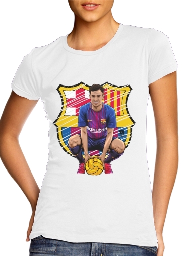  Philippe Brazilian Blaugrana voor Vrouwen T-shirt