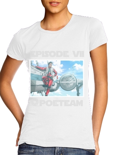  Pilot Poe Wing Manga Episode VII voor Vrouwen T-shirt