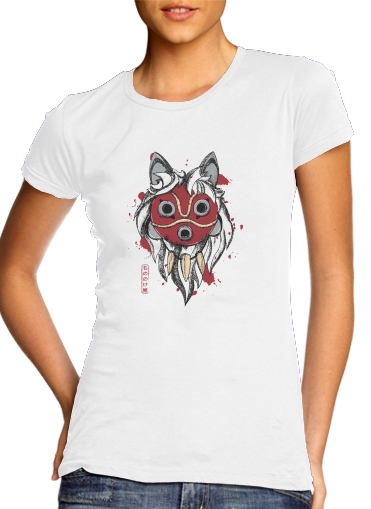   Princess Mononoke Mask voor Vrouwen T-shirt