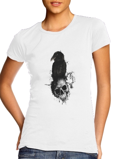  Raven and Skull voor Vrouwen T-shirt