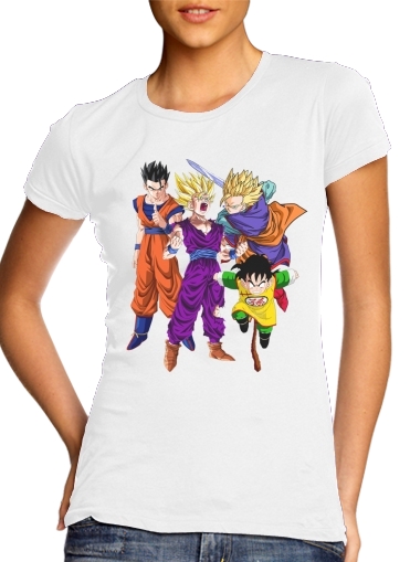  Sangohan evolution Fan Art voor Vrouwen T-shirt