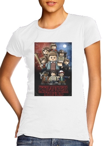  Stranger Things Lego Art voor Vrouwen T-shirt