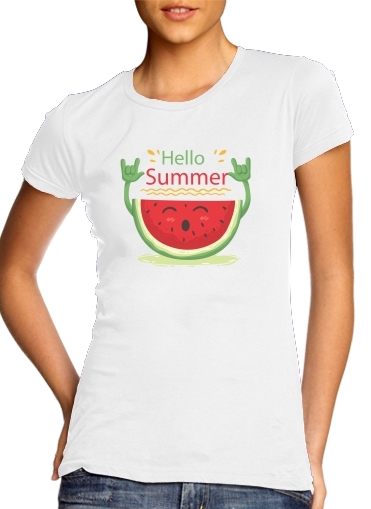  Summer pattern with watermelon voor Vrouwen T-shirt