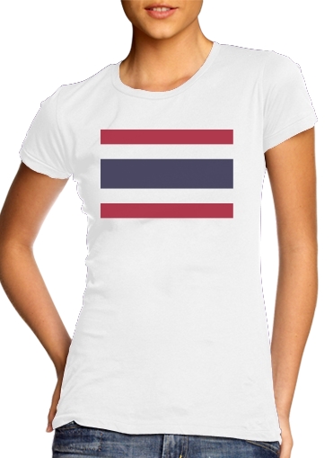  Tailande Flag voor Vrouwen T-shirt