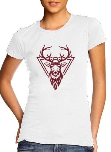  Vintage deer hunter logo voor Vrouwen T-shirt