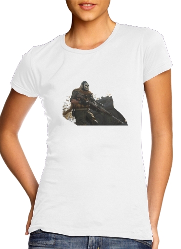  Warzone Ghost Art voor Vrouwen T-shirt