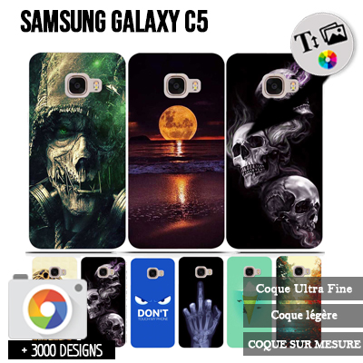 Hoesje Samsung Galaxy C5 met foto's baby