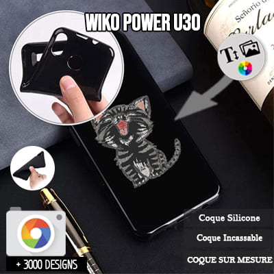 Softcase Wiko Power U30 met foto's baby