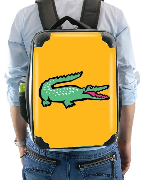  alligator crocodile lacoste voor Rugzak