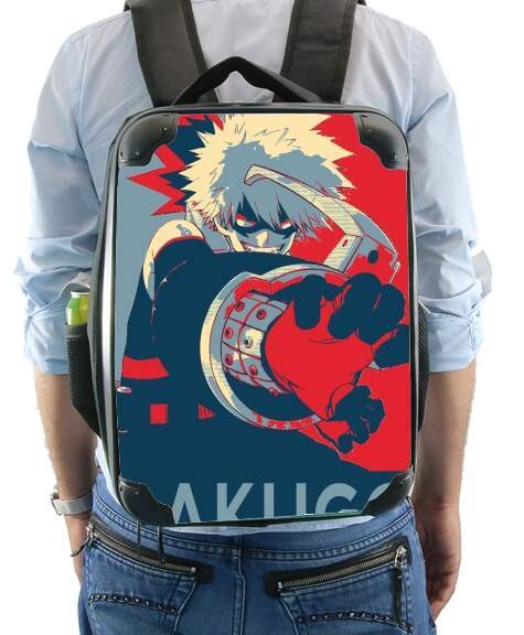  Bakugo Katsuki propaganda art voor Rugzak