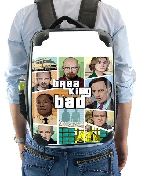  Breaking Bad GTA Mashup voor Rugzak