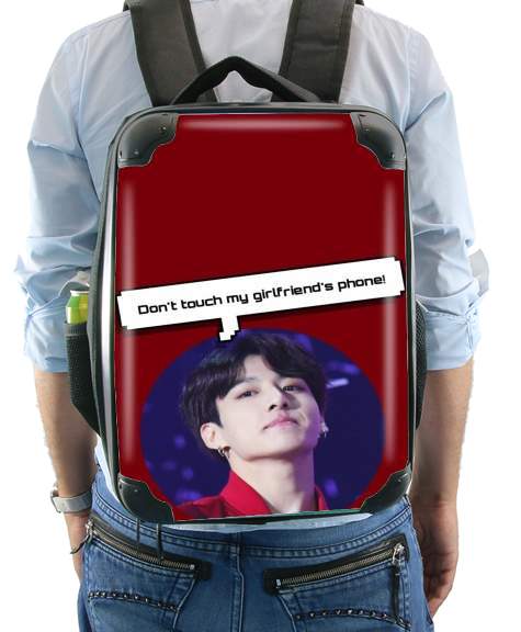  bts jungkook dont touch  girlfriend phone voor Rugzak