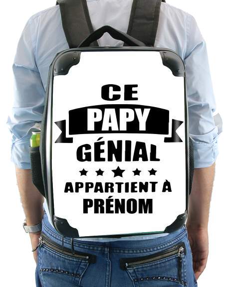  Ce papy genial appartient a prenom voor Rugzak