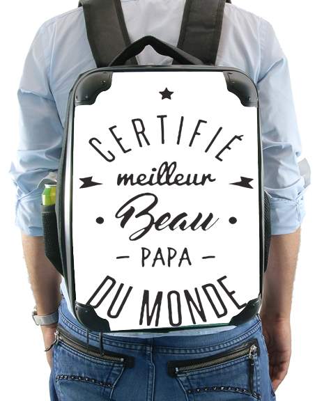  Certifie meilleur beau papa voor Rugzak