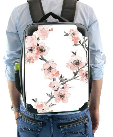  Cherry Blossom Aquarel Flower voor Rugzak