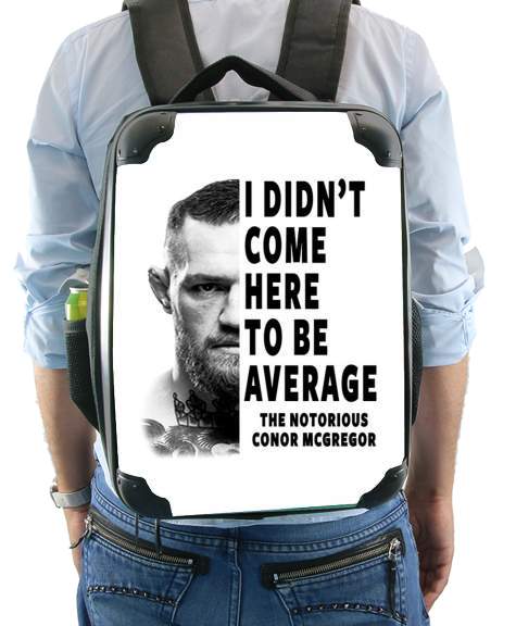  Conor Mcgreegor Dont be average voor Rugzak