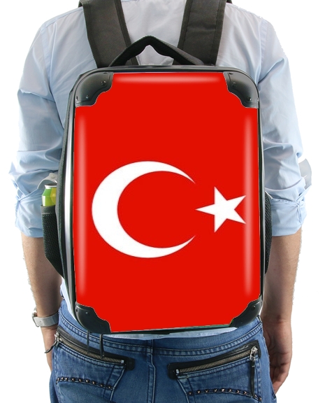  Flag of Turkey voor Rugzak