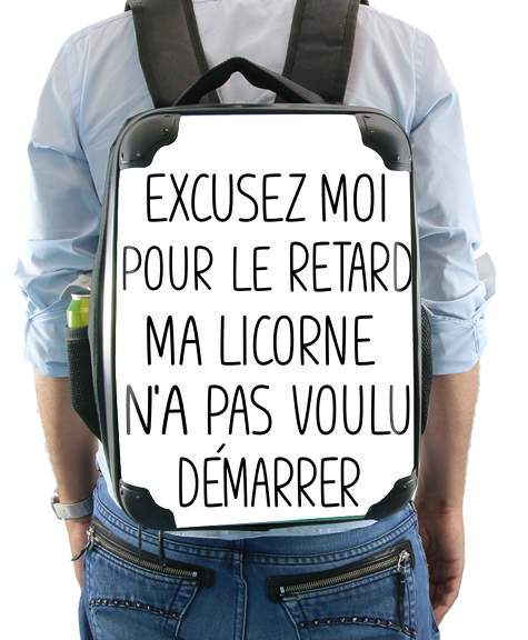  Excusez moi pour le retard ma licorne na pas voulu demarrer voor Rugzak