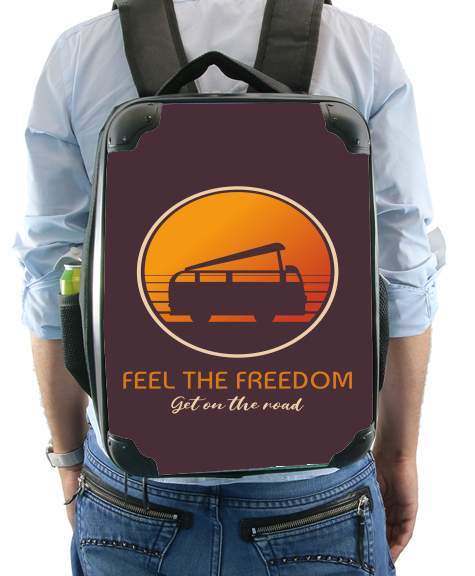  Feel The freedom on the road voor Rugzak