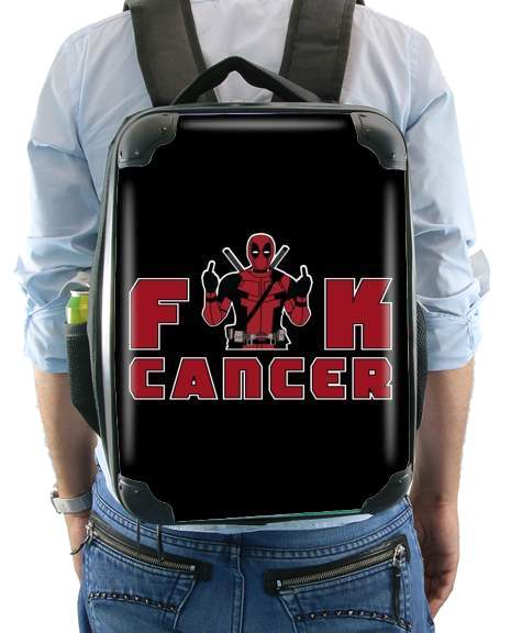  Fuck Cancer With Deadpool voor Rugzak