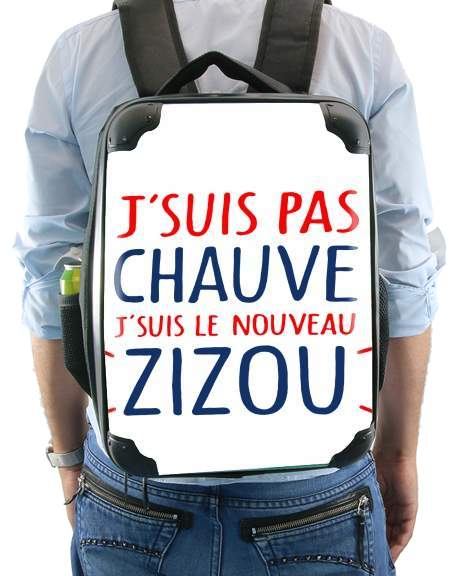  Je ne suis pas chauve Je suis le nouveau ZiZou voor Rugzak