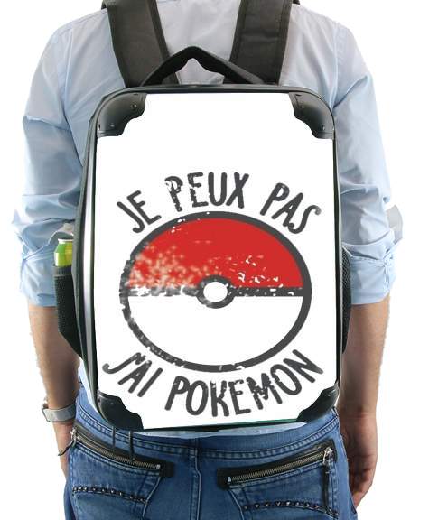  Je peux pas j ai Pokemon voor Rugzak