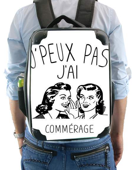  Je peux pas jai commerage voor Rugzak