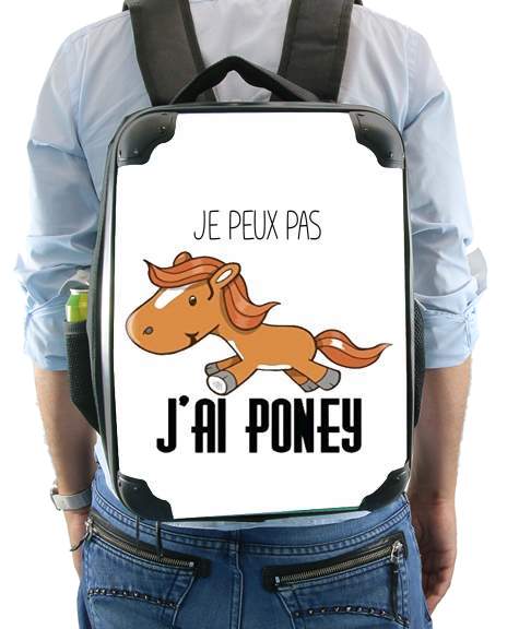  Je peux pas jai poney voor Rugzak