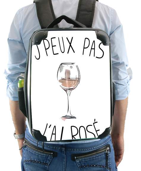  Je peux pas jai rose Vin voor Rugzak